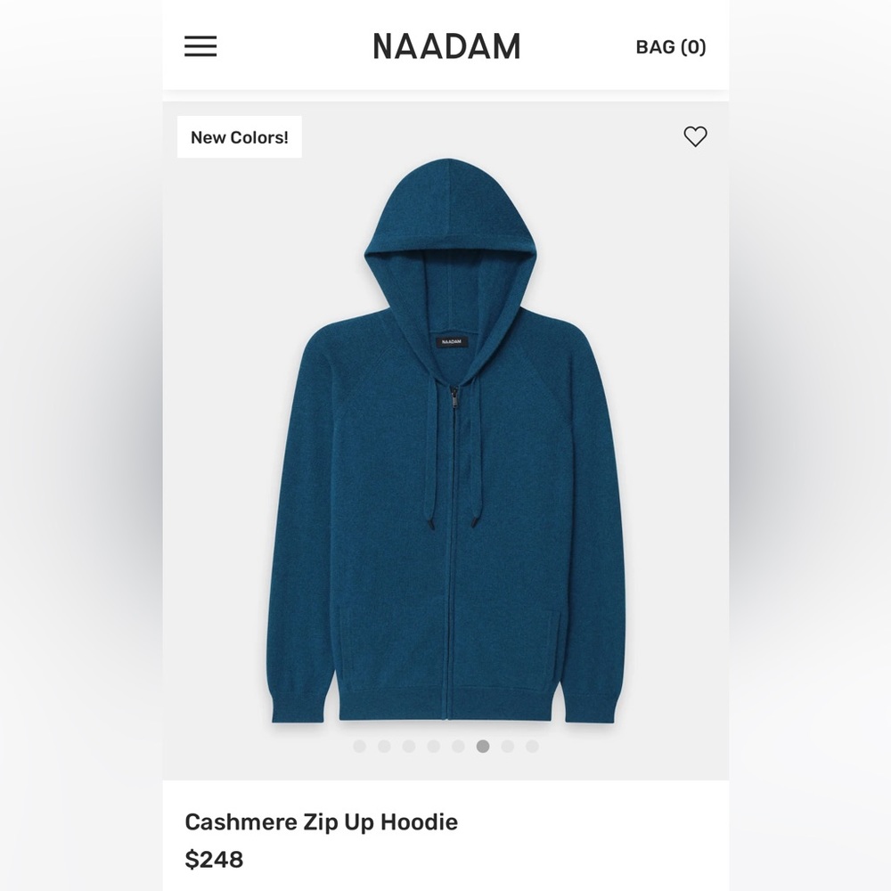 NAADAM cashmere hoodie
